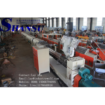 HDPE PE PVC PP Pipe Extruding Machine